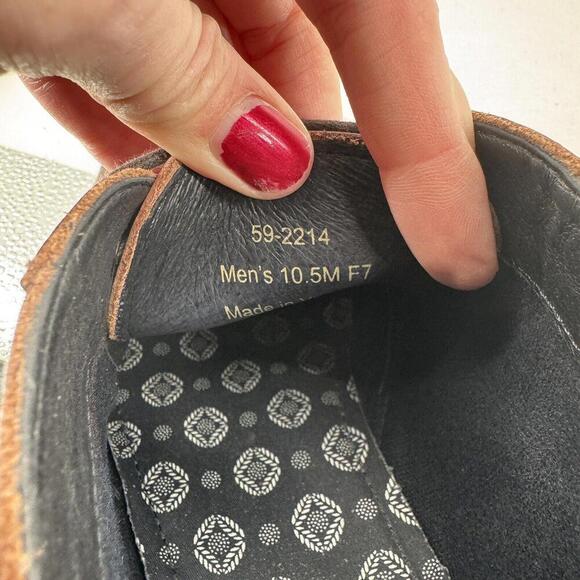 Johnston and Murphy boots mens 10.5 brown leather high top boots workwear office - Picture 3 of 8